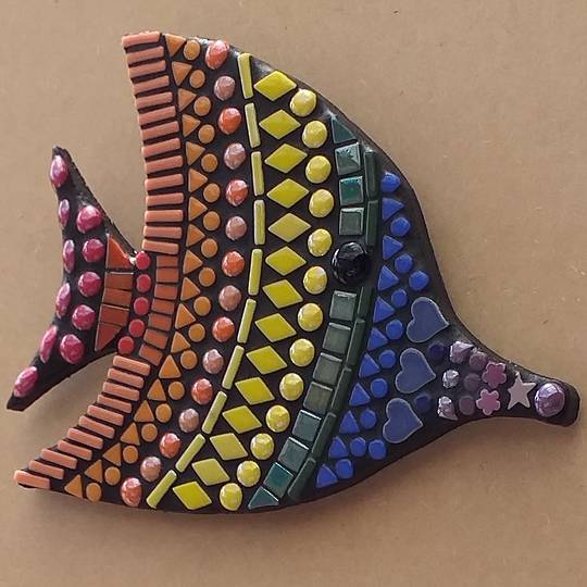 Mosaic Tropical Rainbow Fish